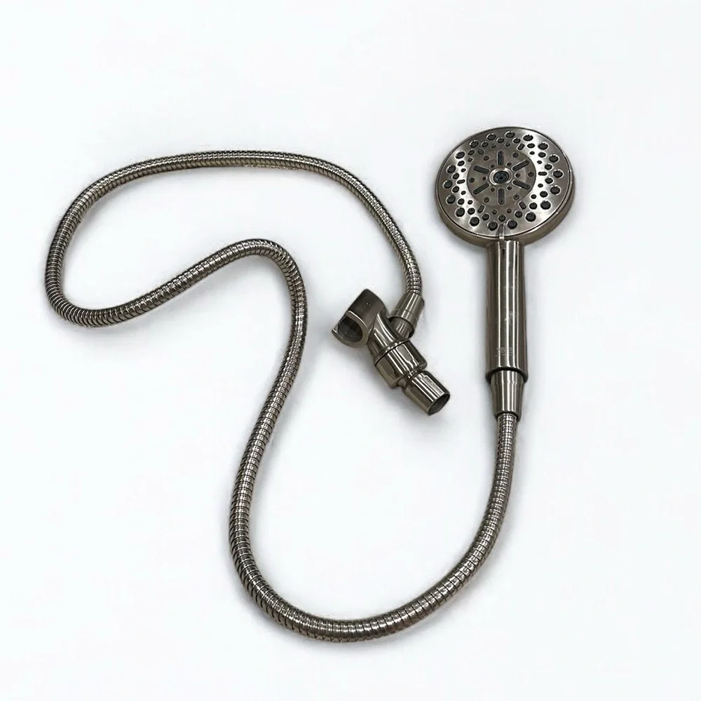 Better Homes & Garden 8-Function Handshower- Power Spray&Clean Jet- Satin Nickel